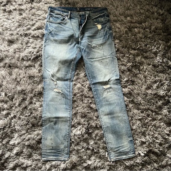 Prps Alaia - Le Sabre Stretch Denim Blue Men's Jeans - Picture 3 of 15